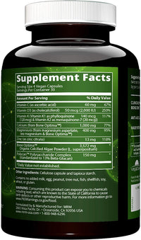 Thumbnail for MRM Nutrition Vegan Bone Maximizer- For Women & Men - Calcium & Mineral Complex with Organic Calcified Algae, Vitamin D3, Vitamin K1 & K2, Magnesium, & Zinc for Healthy Bones, Supplement - 30 Servings