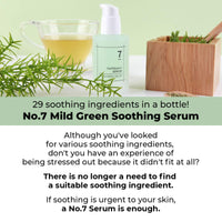 Thumbnail for numbuzin No.7 Serum | Mild Green Soothing Serum | Soothing Green Gel for Acne-Prone Skin, Sensitive Redness | Centella Asiatica, Green Tea, Noni | Korean Skincare for Soothing | 1.69 fl. oz.