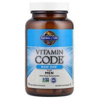 Thumbnail for Garden of Life Vitamin Code Raw One for Men, Once Daily Multivitamin, 75 Capsules, One a Day Mens Vitamins Plus Fruit, Veggies & Probiotics for Mens Health, Vegetarian Multivitamins