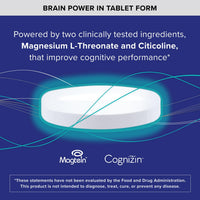 Thumbnail for Qunol Brain Health Memory Plus, Magnesium L-Threonate & Citicoline, Clinically Tested Ingredients to Improve Memory, Focus, Attention and Productivity, 60 Count (Pack of 1)