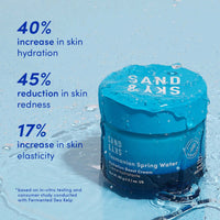 Thumbnail for Sand & Sky Face Moisturizer Hyaluronic Acid Gel Cream - Tasmanian Spring Water Hydration Boost, Lightweight Water Cream for Dry Skin, Red Algae Skin Barrier Protection, Australian Skincare, 1.7 oz