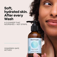 Thumbnail for Mad Hippie Cream Cleanser – Gentle Formula with Hyaluronic Acid, Jojoba Oil & Green Tea, Skin Barrier Protection, 4 Oz Ea