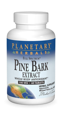 Thumbnail for Planetary Herbals FS Pine Bark Extract Tablets, 150 mg, 60 Count