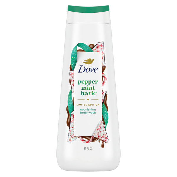 Dove Limited Edition Holiday Treats Body Wash Peppermint Bark for Deep Nourishment 20 oz