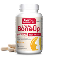 Thumbnail for Jarrow Formulas BoneUp Three Per Day for Bone Density and Skeletal Nutrition, Includes Vitamin D3, K2 (as MK-7) and Calcium, 90 Capsules, 30 Day Supply