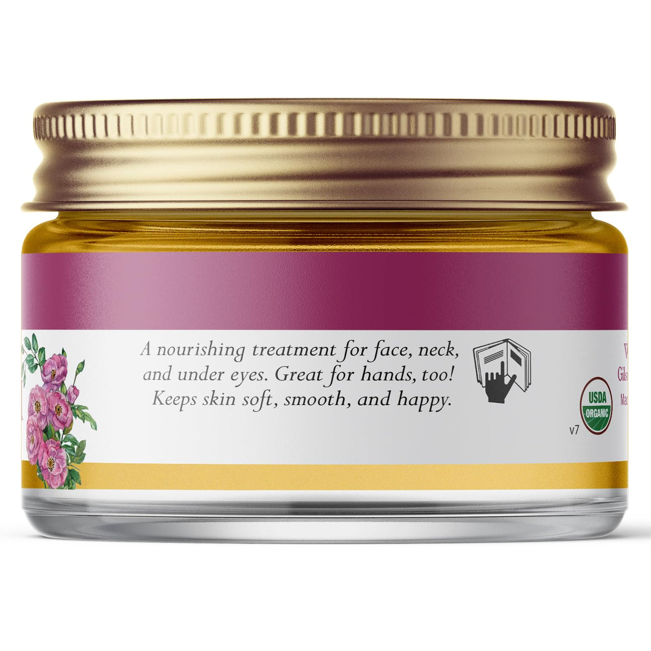 Badger Rose Beauty Balm, Intensive Moisturizer, 28 g/1oz