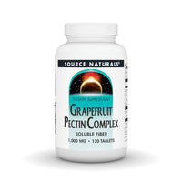 Thumbnail for Source Naturals Grapefruit Pectin, Soluble Fiber - 1000 mg Dietary Supplement - 120 Tablets