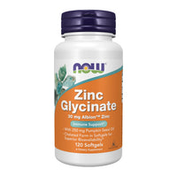 Thumbnail for NOW Foods Supplements, Zinc Glycinate with 250 mg Pumpkin Seed Oil, Supports Prostate Health*, 120 Softgels (Packaging May Vary)