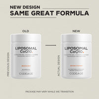 Thumbnail for Codeage Liposomal CoQ10 Supplement - 125 mg Coenzyme Q10 with Vitamin E Isomers Tocopherols - 2-Month Supply - 1 Capsule Per Serving - Liposomal Delivery - Vegan, Non-GMO, Gluten-Free - 60 Capsules