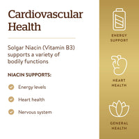Thumbnail for Solgar Niacin (Vitamin B3) 500 mg, 250 Vegetable Capsules - Energy Metabolism - Non-GMO, Vegan, Gluten Free, Dairy Free, Kosher - 250 Servings