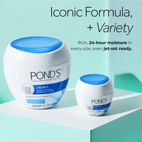 Thumbnail for Pond's Nourishing Moisturizing Cream, Crema S, Fragrance Free, Ivory, 14.1 Oz