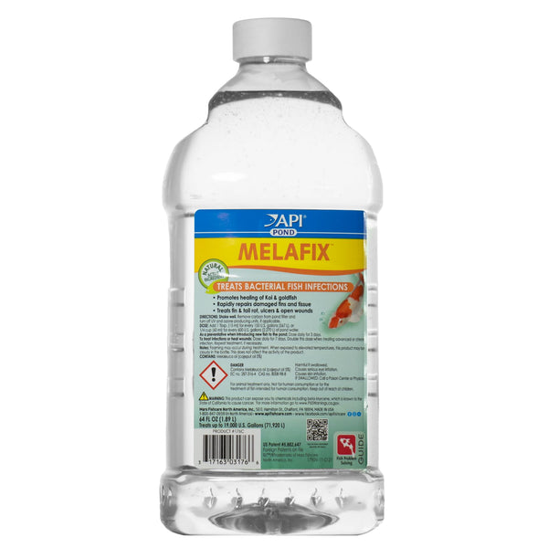 API POND MELAFIX Pond Fish Infection Remedy 64-Ounce Bottle, Black (176C)