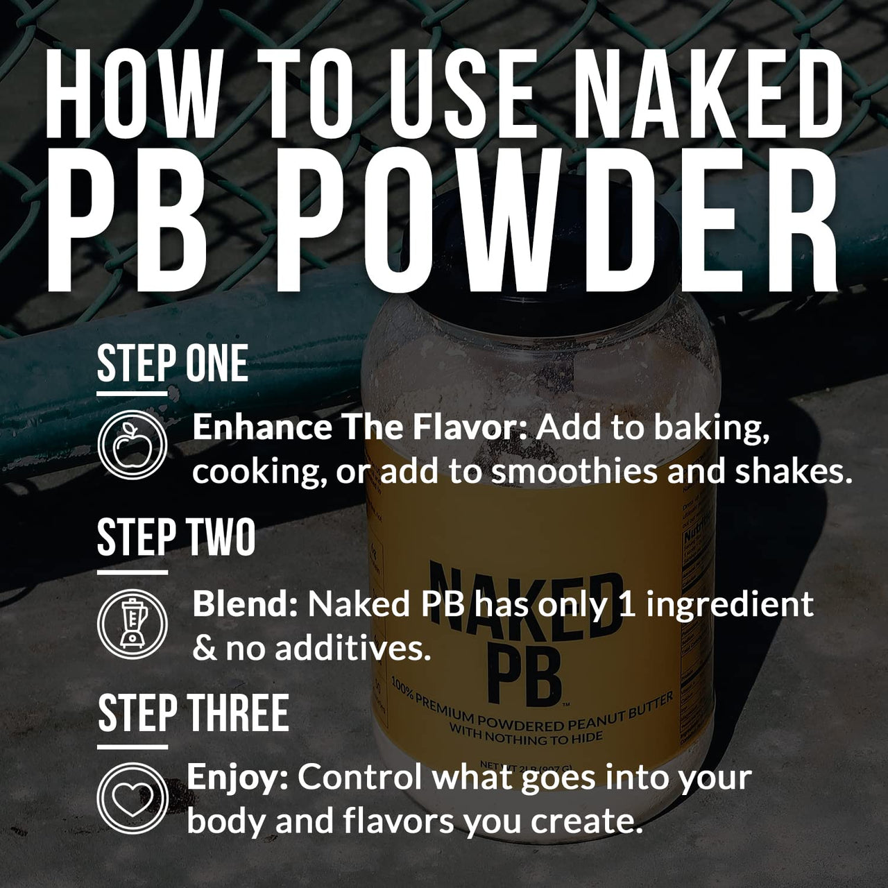 NAKED Dairy Free Protein Bundle: 5LB Unflavored Pea and 2LB PB