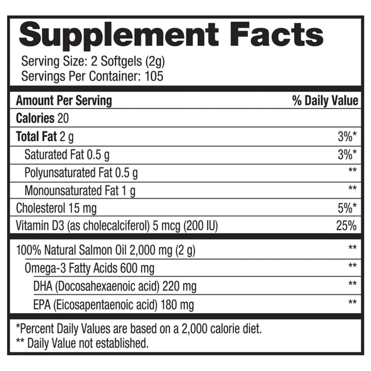 Omega-3 Wild Alaskan Salmon Oil 1000mg Softgels - Omega 3, Wild Alaskan Fish Oil, Softgels, Salmon Oil for Humans - 210 Count (Pack of 1)