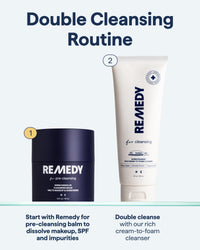 Thumbnail for Remedy for Pre-Cleansing | Derm Dissolve Cleansing Balm | Melts Makeup and Sunscreen | Ceramides Safflower Lipids Centella | Fragrance Free| By Dermatologist Dr. Shah | 1.5 Fl Oz