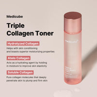 Thumbnail for Medicube Triple Collagen Toner - Hydrolyzed, Atelo, & Soluble Collagen for Deep Hydration & Plump Skin - Fast-Absorbing Formula for All-Day Suppleness, Korean Skincare (4.73 fl.oz.)