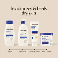 Thumbnail for Aveeno Skin Relief Healing Ointment, for Extra Dry, Cracked & Sensitive Skin, 72-Hour Protectant with Triple Oat, Shea Butter & Glycerin, Fragrance-Free for Body, Face, Hands, Lips 7.2 oz