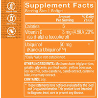 Thumbnail for The Vitamin Shoppe Ubiquinol CoQ-10 50mg Beneficial for Those (60Softgels)