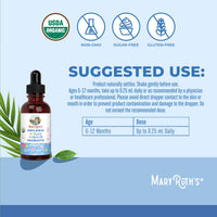 Thumbnail for MaryRuth Organics USDA Organic Infant Liquid Probiotic Drops | Baby Essentials | Probiotics for Infants | Baby Probiotic Drops | Proprietary Probiotic Blend | Vegan | Non GMO | 125 Servings