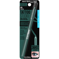 Thumbnail for MAYBELLINE Tattoo Studio Sharpenable Eyeliner Pencil, 36 Hour Wear, Waterproof, Tealtini, 1 Count