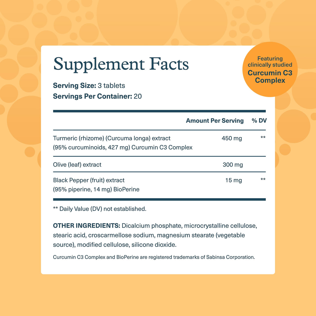 Youtheory Turmeric - 450 mg - with Black Pepper & Olive Leaf - Supports Joint & Brain Health* - Contains Bioenhancers, Curcuminoids & Herbal Extracts - 60 Tablets (20-Day Supply)