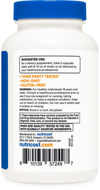Thumbnail for Nutricost Testosterone Support Complex (90 Capsules) -1800mg Per Serving