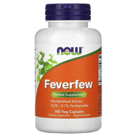 Thumbnail for NOW Foods Feverfew Veg Capsules - 100 ct