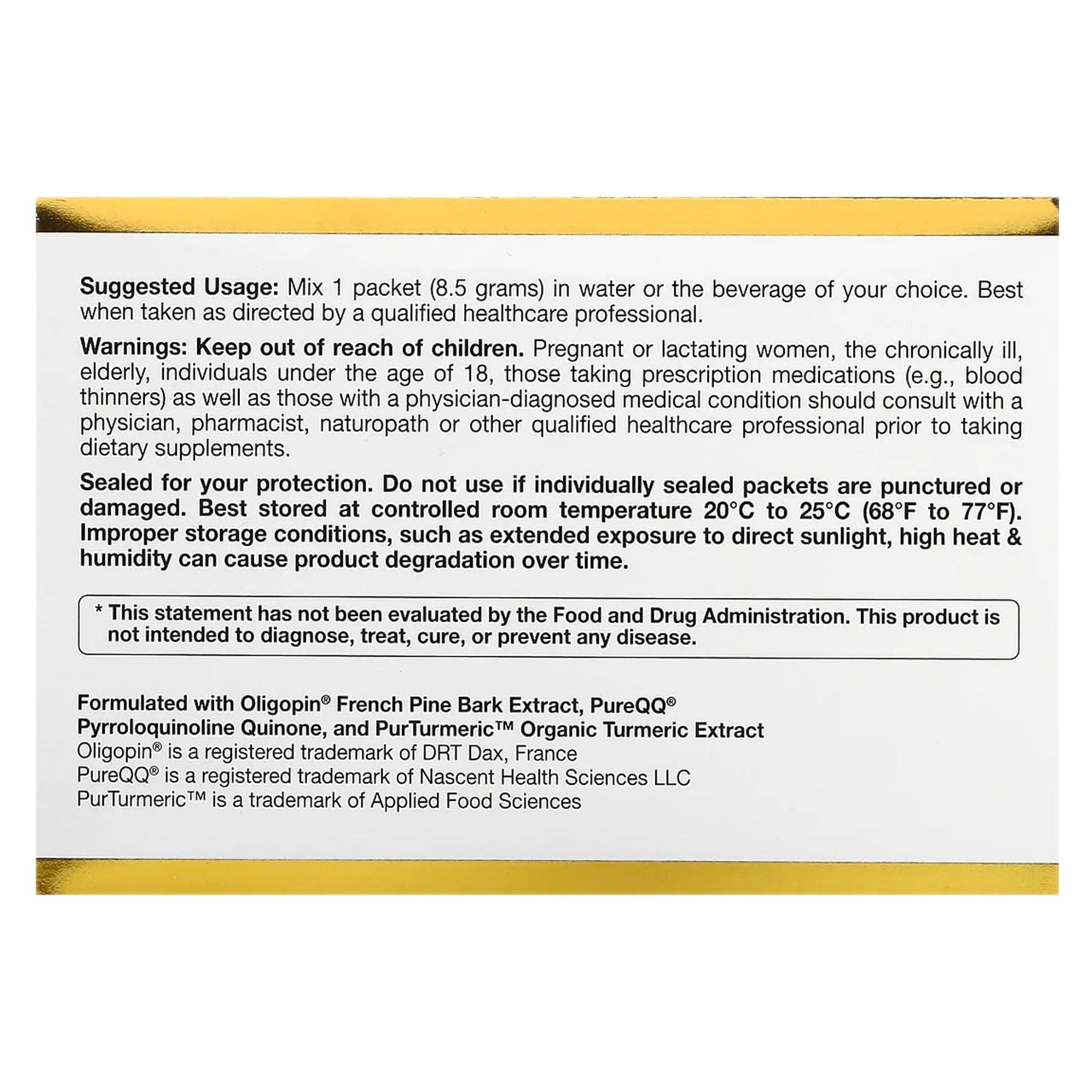 California Gold Nutrition MEM Food, Memory & Cognitive Support with MEM Blend, L-Serine, Organic Lion's Mane and Blueberry Juice Powder, 60 Packets, 0.3 oz (8.5 g) Each