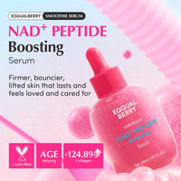 Thumbnail for EQQUALBERRY NAD+ Peptide Boosting Smoothie Serum – Anti-Aging Korean Skin Care | Firming Serum with 5 Ceramides & Vegan Collagen for Wrinkles & Radiant Glow(1.01oz/30ml)