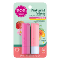 Thumbnail for eos Natural Shea Lip Balm, Honey Apple & Mango Melonade, All-Day Moisture, Lip Care Products, 0.14 oz, 2-Pack