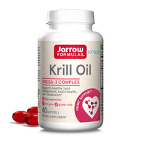 Thumbnail for Jarrow Formulas Krill Oil - Phospholipid Omega-3 Complex with Astaxanthin - 60 Softgels - 30 Servings - Supports Lipid Management, Metabolism, Brain & Heart Health - EPA & DHA - Gluten Free - Non-GMO