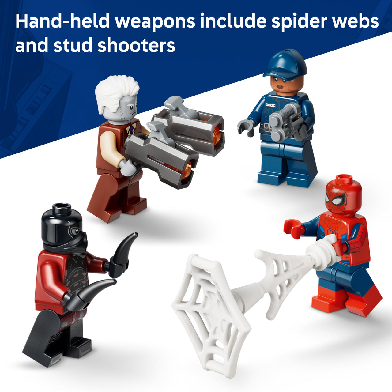 LEGO Marvel Spider-Man Prison Transport Chase - Super Hero Building Toy for Boys & Girls, Ages 8+ - Includes 4 Minifigures - Spider-Man Toy for Fans - Gift for Birthdays - 76349