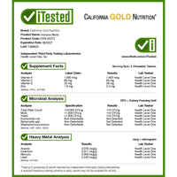 Thumbnail for California Gold Nutrition Chewable Immune Blend with Vitamin A, Vitamin C, Vitamin E, and Zinc for Children, Natural Tropical Berry, 90 Vegetarian Tablets