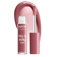 Thumbnail for NYX PROFESSIONAL MAKEUP This Is Milky Gloss, Vegan Lip Gloss, 12 Hour Hydration - Cherry Skimmed (Dusty Pink Mauve)