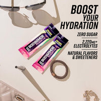 Thumbnail for BODYARMOR Flash IV Electrolyte Packets, Strawberry Kiwi - Zero Sugar Drink Mix, Single Serve Packs, Coconut Water Powder (15 Count)