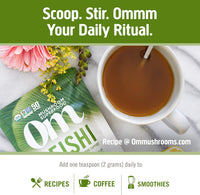 Thumbnail for OM MUSHROOM SUPERFOOD Reishi Organic Mushroom Powder, 3.5 Ounce, 50 Servings, Adaptogen, Stress & Immune Support, Superfood Mushroom Supplement