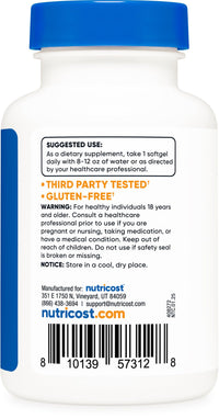 Thumbnail for Nutricost Vitamin D3 10,000 IU, 240 Softgel Capsules - Potent, Non-GMO, Gluten Free Vitamin D