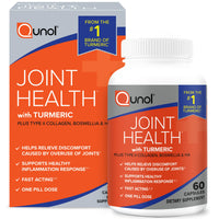 Thumbnail for Qunol 5-in-1 Joint Support Supplement, Fast Acting, One Pill Dose, Support Healthy Inflammation Response & Discomfort Caused by Overuse of Joints, Alternative to Glucosamine Chondroitin MSM, 60 Count