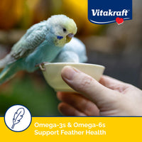 Thumbnail for Vitakraft Menu Premium Parakeet Food - Vitamin-Fortified - Daily Pet Bird Food, 2.5 pounds