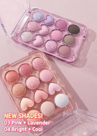 Thumbnail for COLORGRAM Pin Point Eyeshadow Palette 04 Bright+Cool | Eyeshadow Palette for Daily makeup, Ultra-Blendable, Matte, Glitter, Shimmer Shades