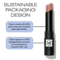 Thumbnail for MOB Beauty Hydrating Shine Lip Balm M139 Cool Nude – Tinted Lip Balm Stick with Jojoba & Sunflower Oils, Clean Vegan Organic Lip Care for Nourished, Glossy Lips