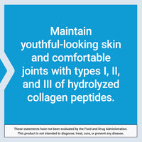 Thumbnail for Life Extension Collagen Peptides for Skin & Joints, Collagen Types I, II & III in an Easy-Mix Powder, Gluten Free, Non-GMO, net Weight 343 Grams