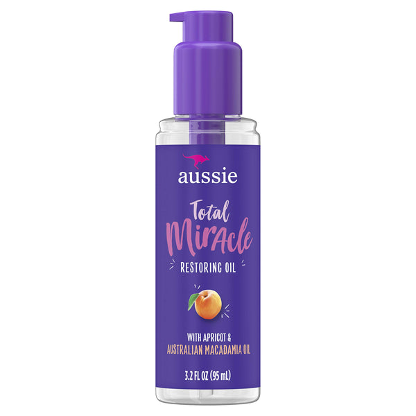 Aussie Total Miracle Restoring Oil, With Apricot 3.2 Fl Oz, 3.2 Oz