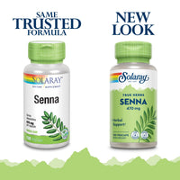 Thumbnail for Solaray Senna Leaf Capsules for Men & Women - Natural Senna Supplement for Adults, Herbal Supplement for Support, 470 mg Per Serving, Non GMO, Vegan - 100 Ct Veg Caps