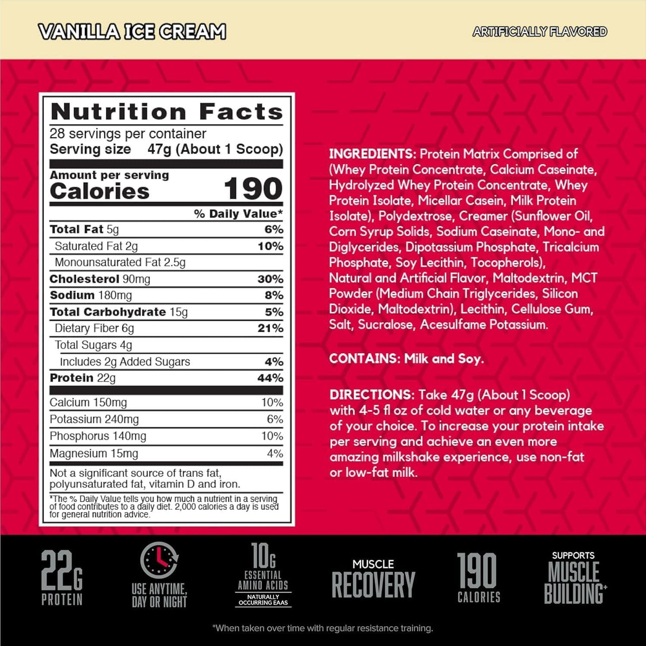 BSN SYNTHA-6 Protein - Vanilla Ice Cream 3 lbs.