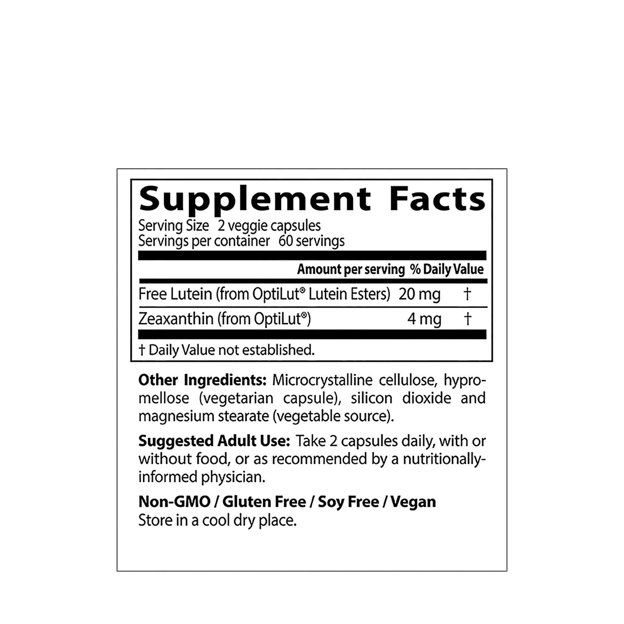 Doctor's Best Lutein with OptiLut 10 mg