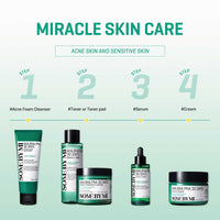 Thumbnail for SOME BY MI AHA BHA PHA 30 Days Miracle Acne Clear Foam + Toner - 3.38Oz+5.07Oz - Made from Tea Tree Leaf for Sensitive Skin - Daily Face Wash and Toner for Sebum and Dead Cells - Korean Skin Care