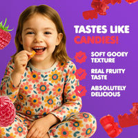Thumbnail for DR. MORITZ Sugar-Free Calm Magnesium Gummies for Kids and Adults - Non-GMO Magnesium Citrate Gummies - Raspberry Flavor - 2-Pack (60 Count)