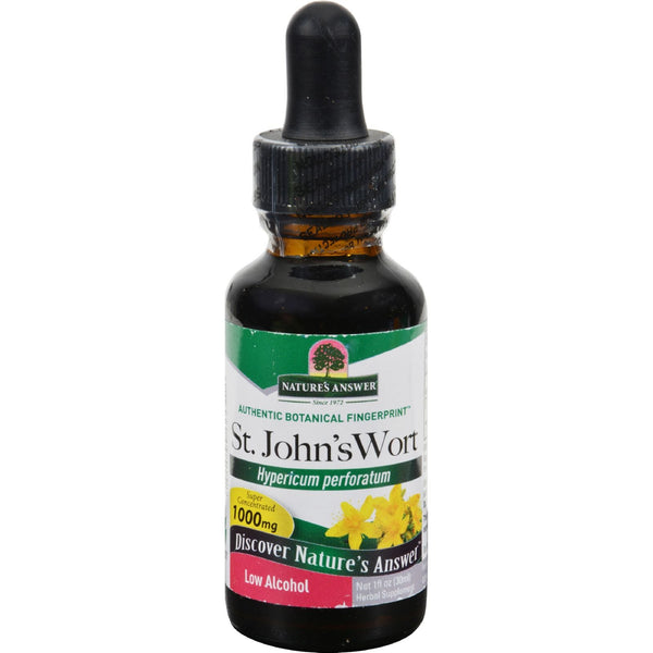 Nature's Answer St. John's Wort Young Flowering Tops with Organic Alcohol, 1-Fluid Ounce