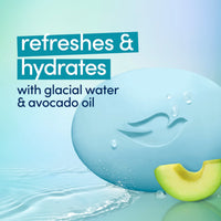 Thumbnail for Dove Beauty Bar 6 Pack Hydrating with Glacial water & Avocado oil Cleanses & Hydrates 3.75 Oz